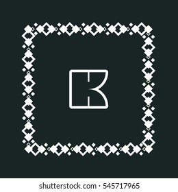 K letter logo design