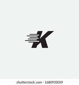 K LOGO MINIMALISTA BASADO EN EL DISEÑO DE LOGOTIPO Y CARTA