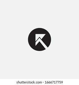 K-Brief-Logo-Design und Kreativzeichen
