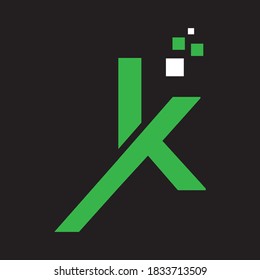 K Letter Logo Design Creative Icon Modern Letters Vector Logo