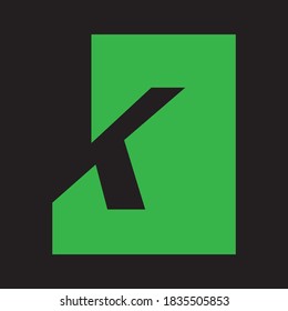Logo de K Letter Diseño Icono creativo Logotipo vector de letras modernas
