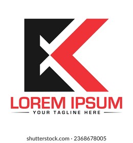 K letter logo design creative and modern logo design