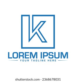 K letter logo design creative and modern logo design