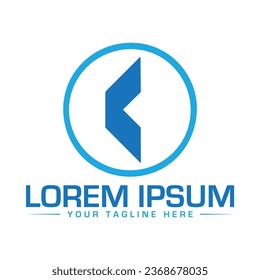 K letter logo design creative and modern logo design