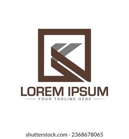 K-Brief-Logo-Design kreativ und modern