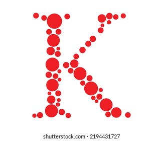 K letter logo design elements