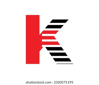 K Letter Logo Design Elements