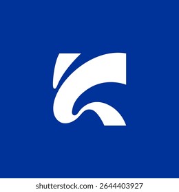 K letter logo design, H logo vector identity