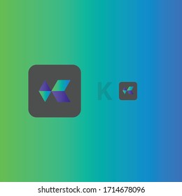 K letra Diseño de logotipos e iconos Todos los vectores Diseño de cualquier tamaño