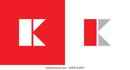 K Letter logo design and monogram