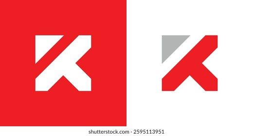 K Letter logo design and monogram
