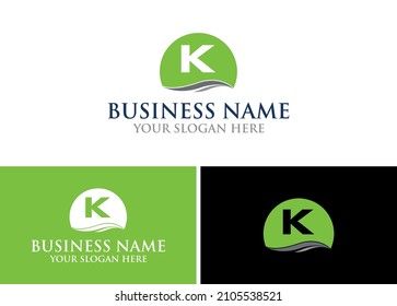 K Letter Logo Design Template