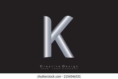 vector de diseño de logotipo de letra K