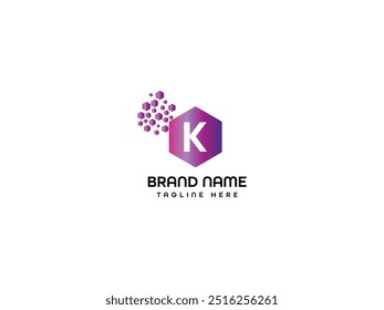 Logo-Design-Vorlage für K-Buchstaben
