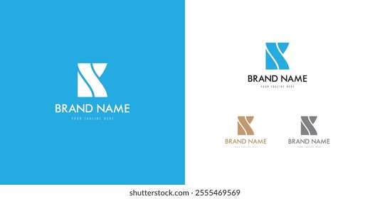 K Letter Logo Design. Logo design template. Monogram or Symbol for modern logo design.