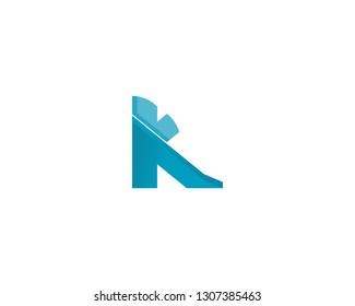 k letter k logo design and vector 