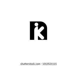 k letter k logo design and vector 