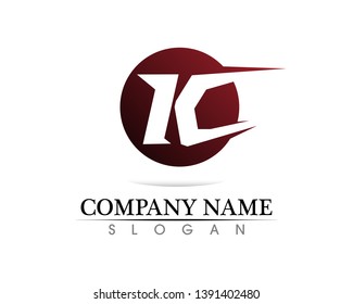 k letter k logo design and vector 
