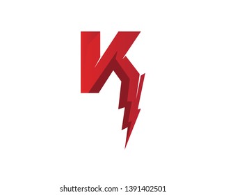 k letter k logo design and vector 
