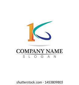 k letter k logo design and vector 

