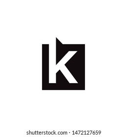 K letter logo design vector