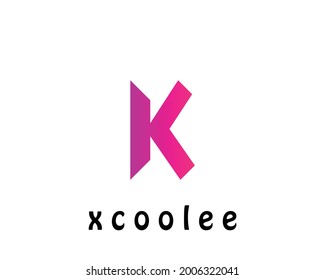K letter logo design vector template