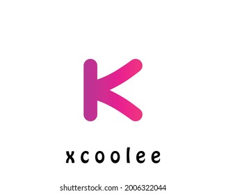 K letter logo design vector template