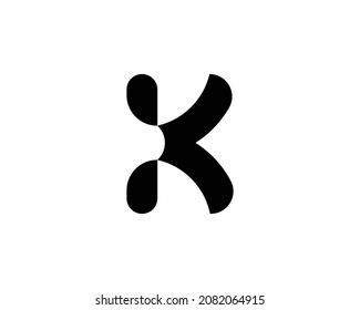 K letter logo design vector