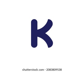 K letter logo design vector