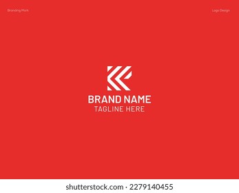 Logo-Design-Vektorgrafik für K-Buchstaben