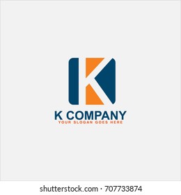 K Letter Logo Design Vector