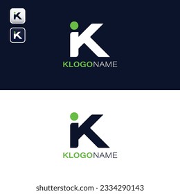 K Letter Logo Design with Vectorizy Format 