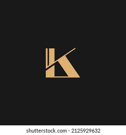 K letter logo icon, K business type logo concept