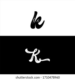 K letter logo icon design