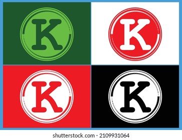 K-Logo und Icon-Design