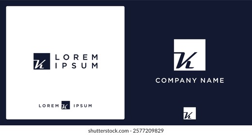 k Letter Logo and icon stylish and modern, vector editable