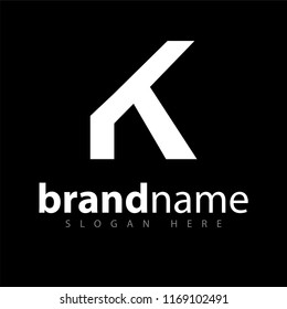 K letter logo icon vector template