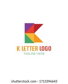 K letter logo, Letter K Logo Icon Vector Template.