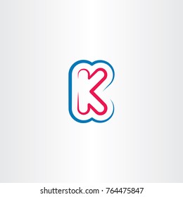 k letter logo logotype symbol element 