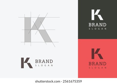 K letter logo, Minimal K letter logo template, k vector logo