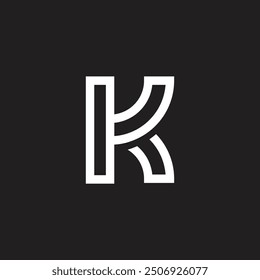 K letter logo, K monogram logo