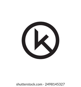 K letter logo premium and unique logo vector logo