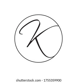 K letter logo shape helmet design concept