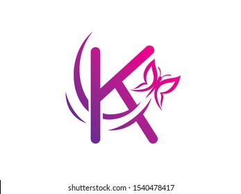 K Letter logo or symbol template