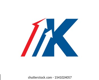 K Letter logo or symbol template