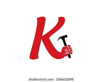 K Letter logo or symbol template design