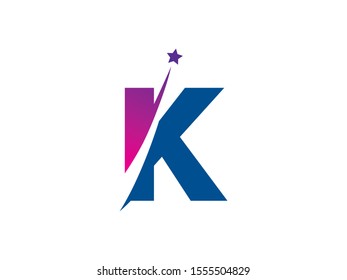 K Letter logo or symbol template design