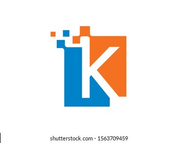 K Letter logo or symbol template design
