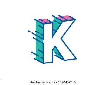 K Letter logo or symbol template