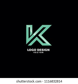 K Letter Logo Template